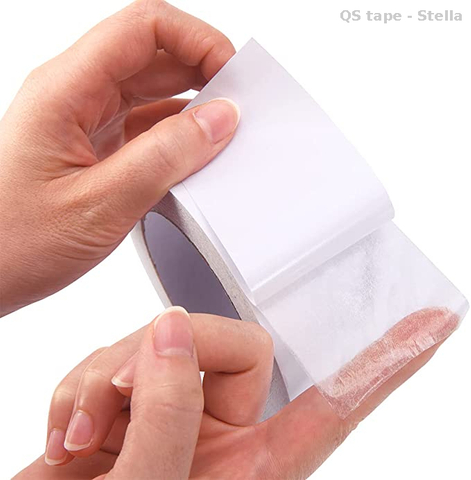 ワックスシールステッカー用白光沢ティッシュペーパー両面テープ