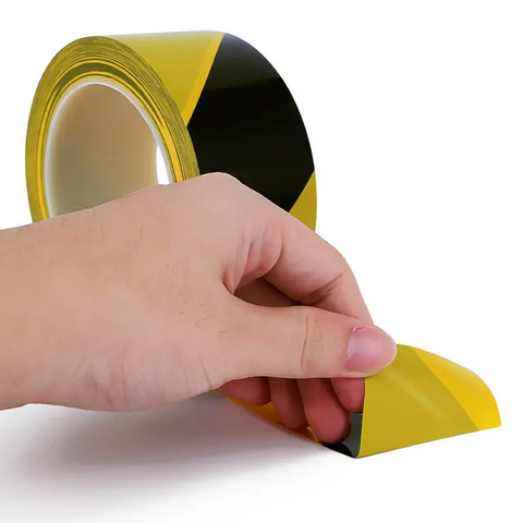 警告標識用の接着剤付き黄色の屋外警告テープ